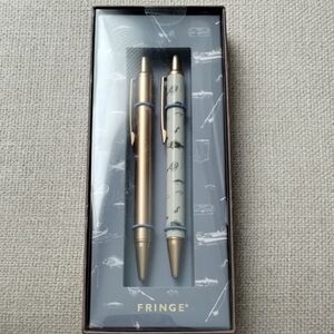 Fringe Studio Gold and Patterned Pen Duo